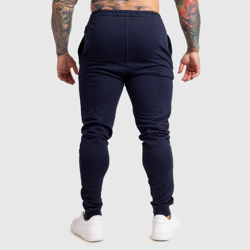 Férfi jogger melegítőnadrág Iron Aesthetics Snap, navy-6