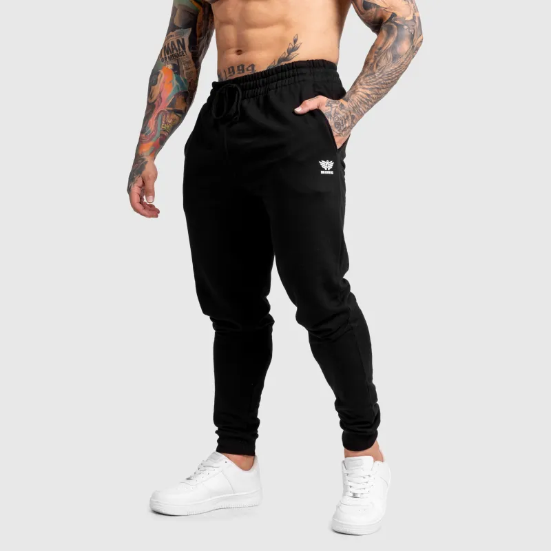 Férfi jogger melegítőnadrág Iron Aesthetics Snap, fekete-3