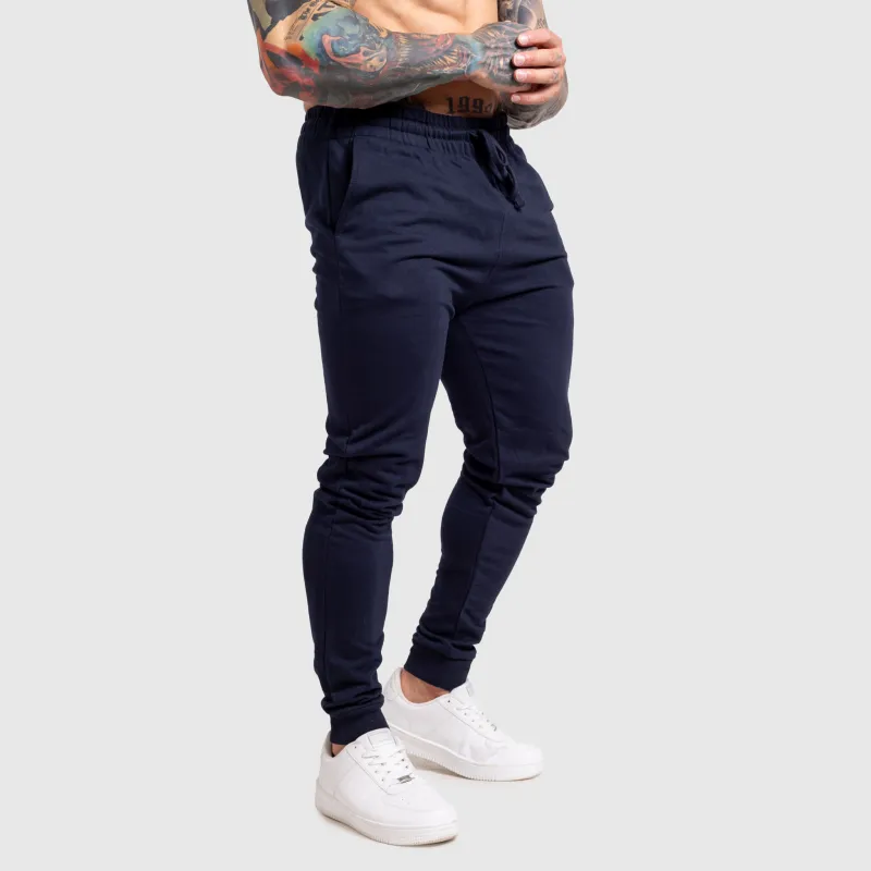 Férfi jogger melegítőnadrág Iron Aesthetics Snap, navy-7