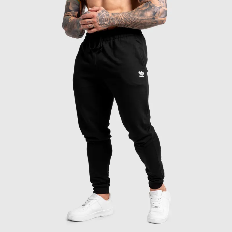 Férfi jogger melegítőnadrág Iron Aesthetics Snap, fekete-7