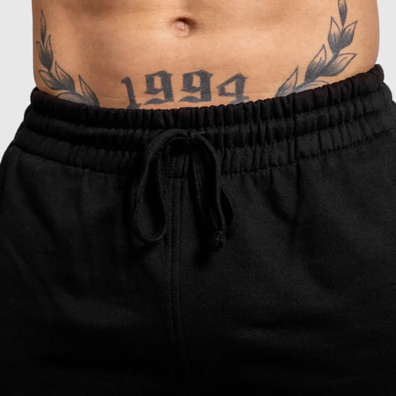 Férfi jogger melegítőnadrág Iron Aesthetics Snap, fekete-9