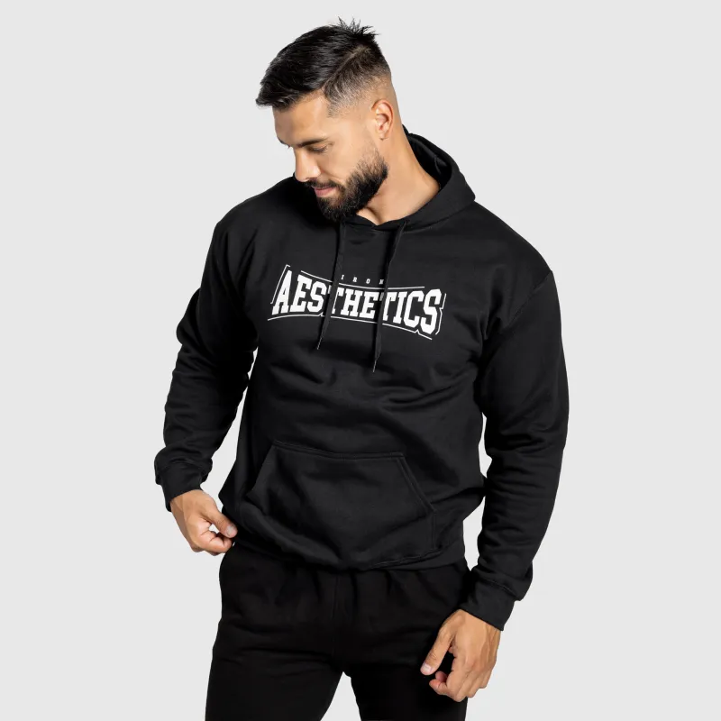 Férfi kapucnis pulóver Iron Aesthetics Frontline, fekete-5