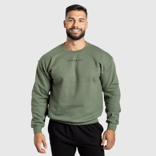 Férfi pulóver Iron Aesthetics Unit, zöld