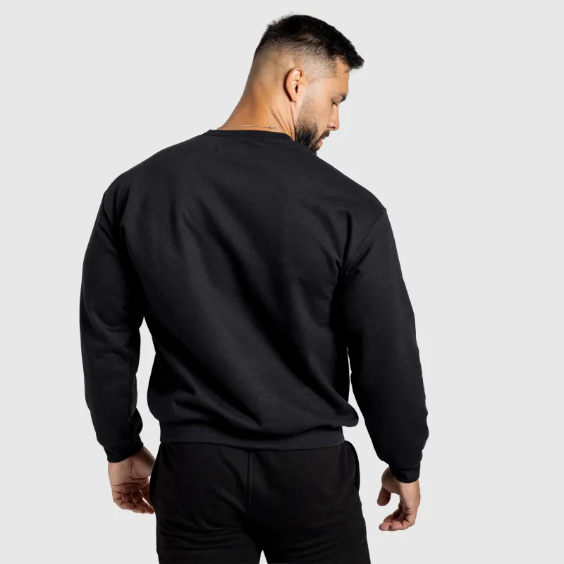 Férfi pulóver Iron Aesthetics Unit, fekete-2