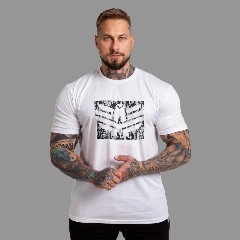 Férfi póló Iron Aesthetics Tactical, fehér-5