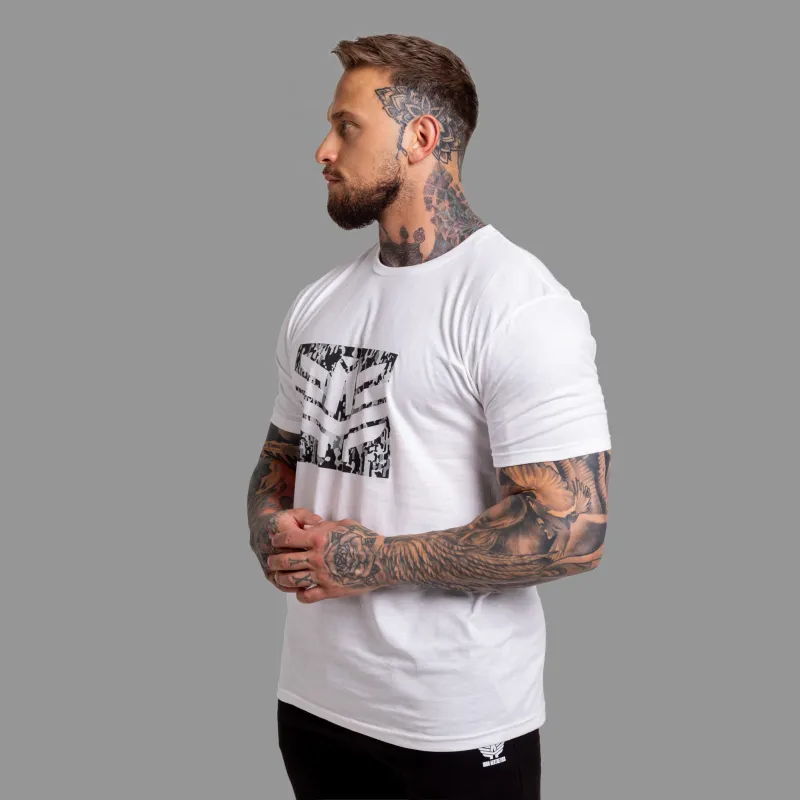 Férfi póló Iron Aesthetics Tactical, fehér-4