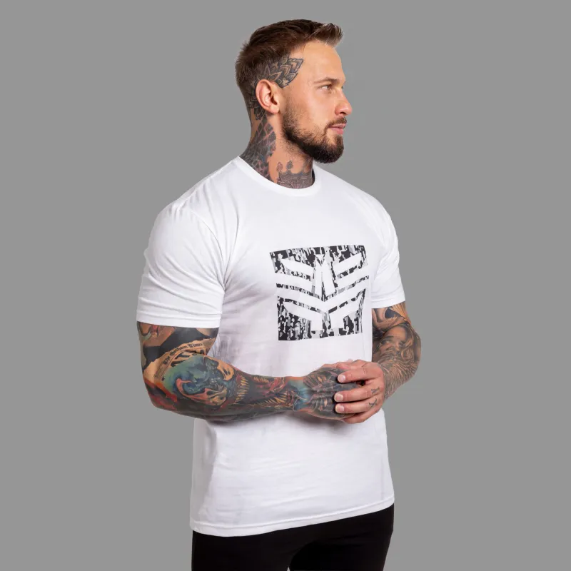 Férfi póló Iron Aesthetics Tactical, fehér-3