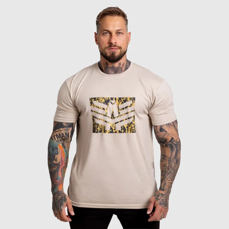 Férfi póló Iron Aesthetics Tactical, sand-1