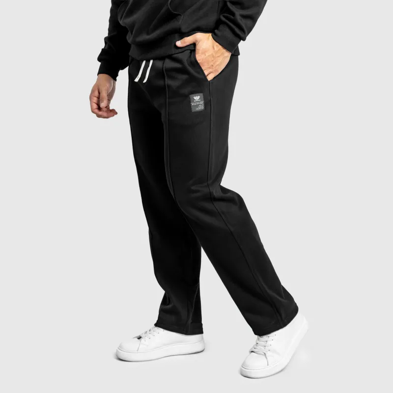 Férfi melegítőnadrág Iron Aesthetics Prestige, fekete-1
