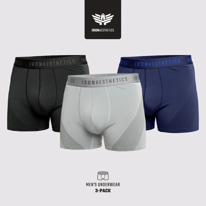 Férfi boxeralsó Iron Aesthetics Action 3pack-1