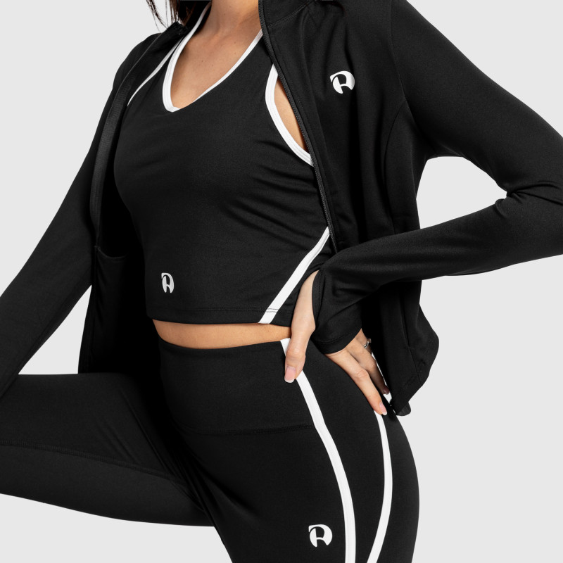 Női cipzáros felső Iron Aesthetics Define, fekete · záber 7