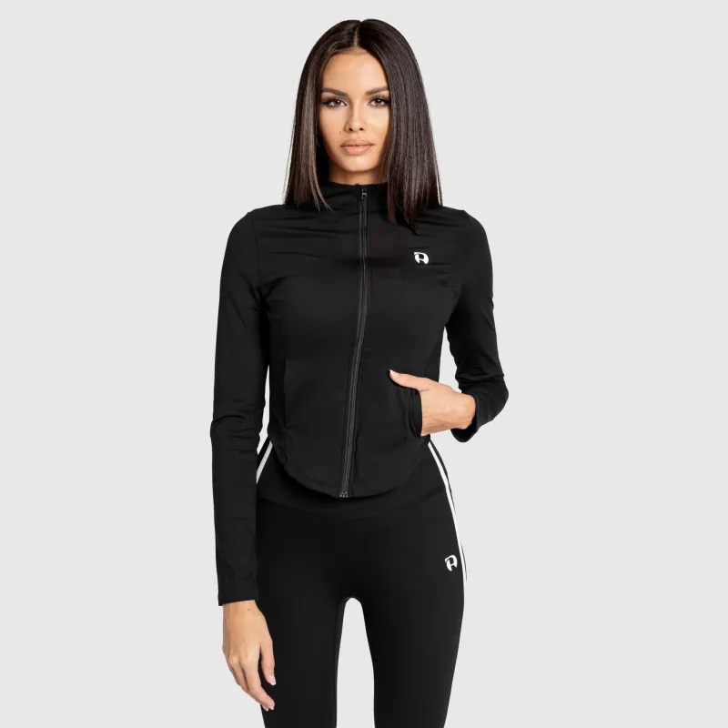 Női cipzáros felső Iron Aesthetics Define, fekete-1