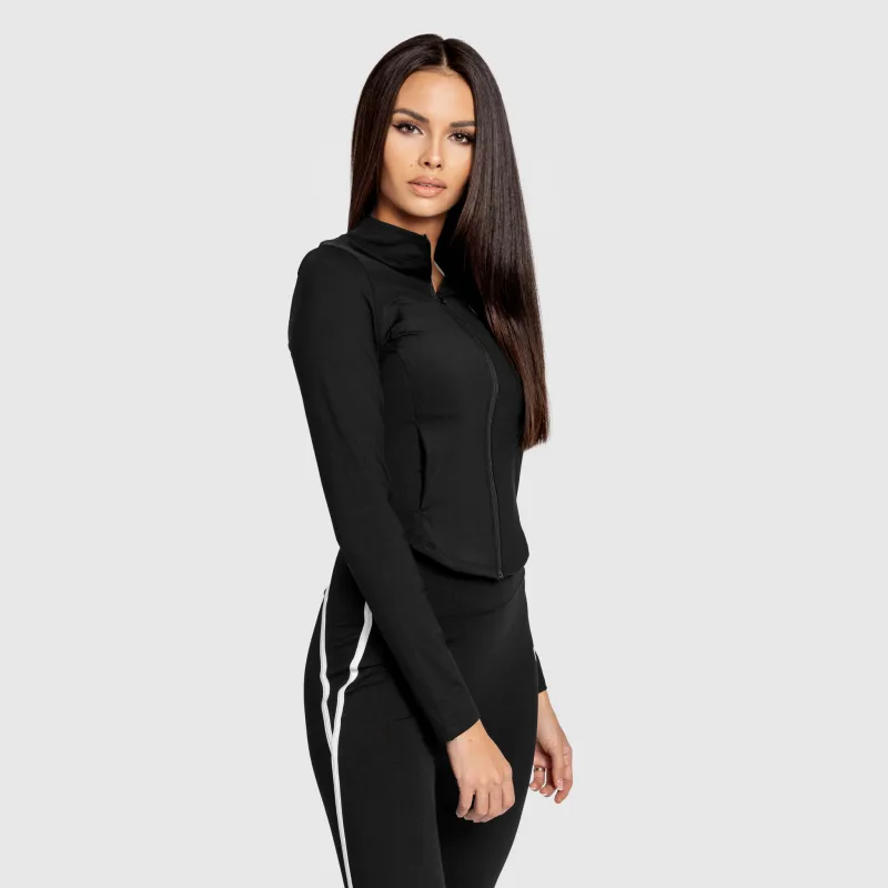 Női cipzáros felső Iron Aesthetics Define, fekete-3