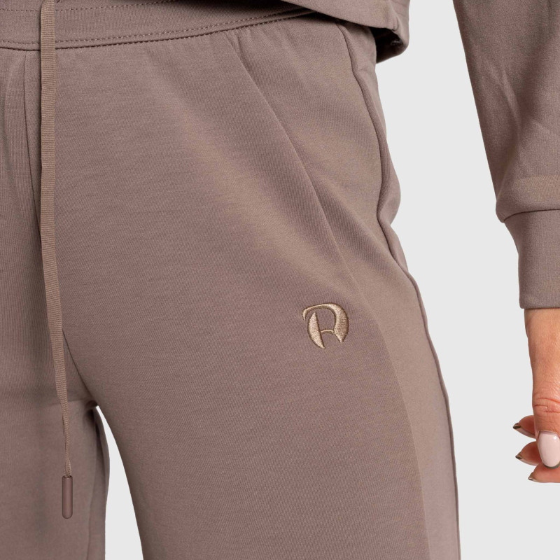 Női melegítőnadrág Iron Aesthetics Enigma, barna · záber 8