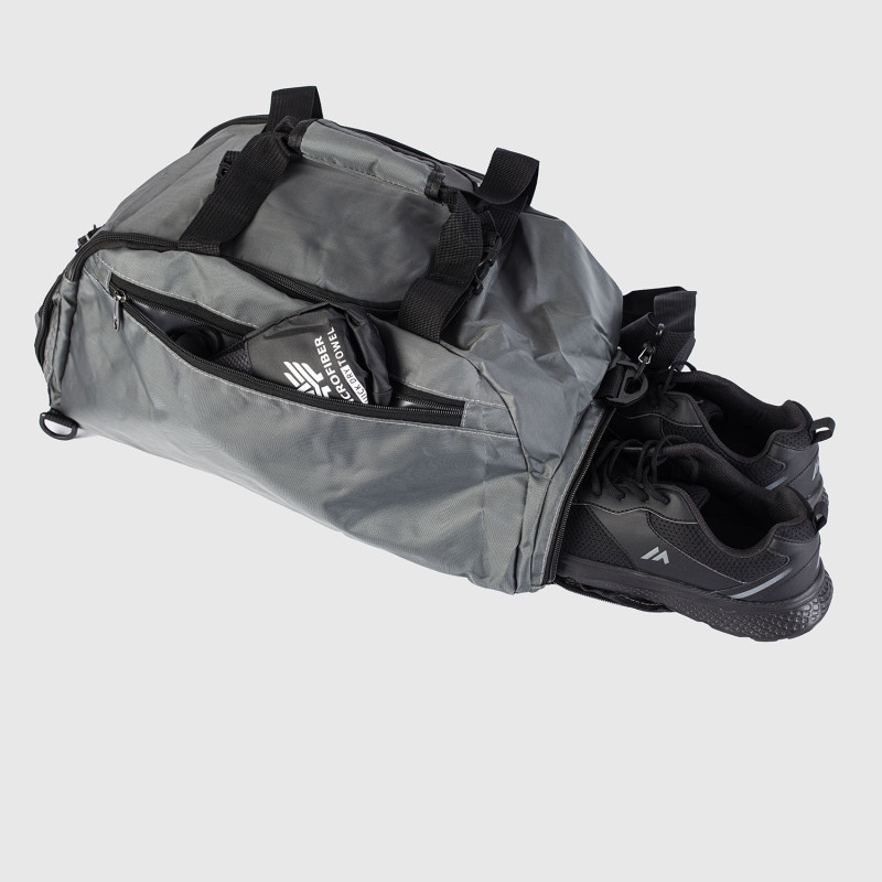 Sporttáska Iron Aesthetics FitKit 2in1, szürke · záber 6