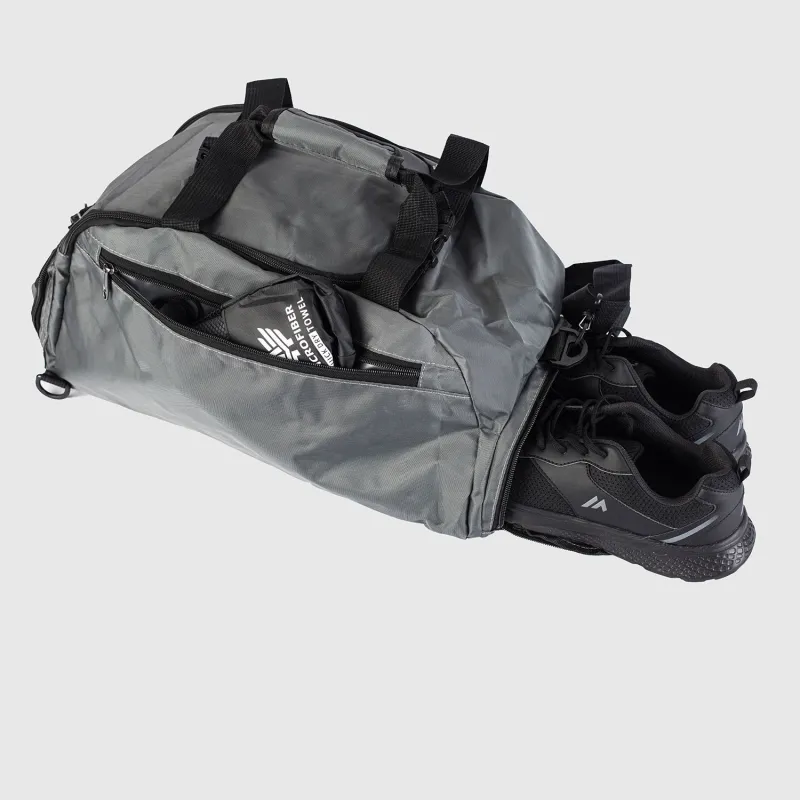 Sporttáska Iron Aesthetics FitKit 2in1, szürke-6