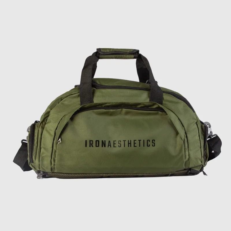Sporttáska Iron Aesthetics FitKit 2in1, zöld-2