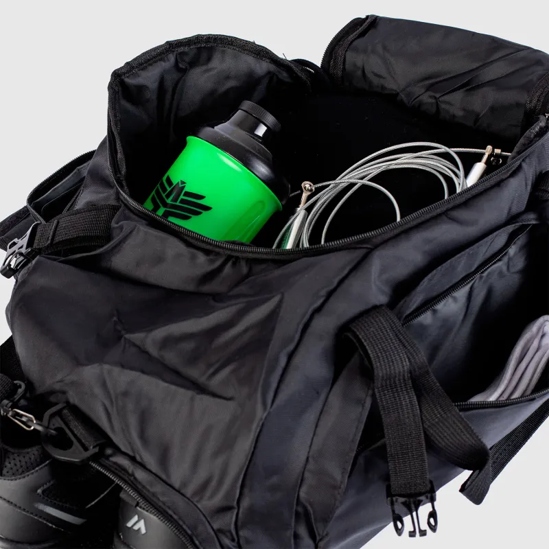 Sporttáska Iron Aesthetics FitKit 2in1, fekete-9