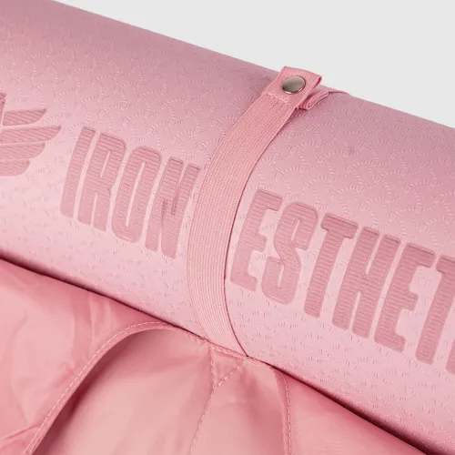 Jóga táska Iron Aesthetics Asana, rózsaszín