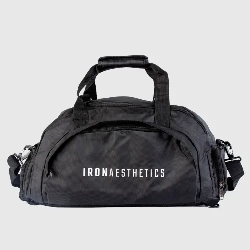 Sporttáska Iron Aesthetics FitKit 2in1, fekete