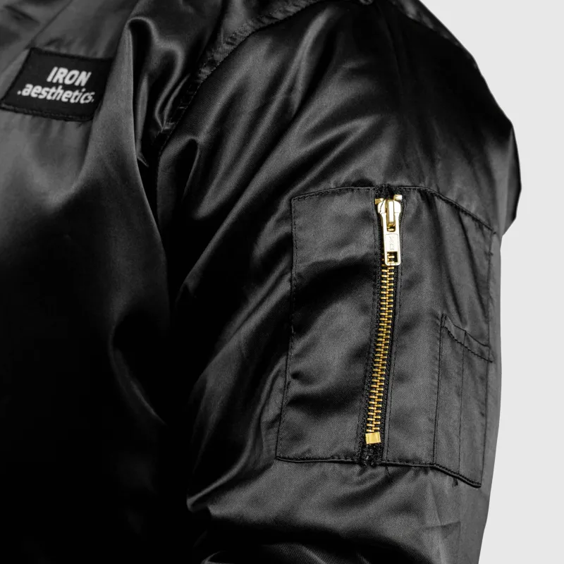 Bomber dzseki Iron Aesthetics Maverick, fekete-9