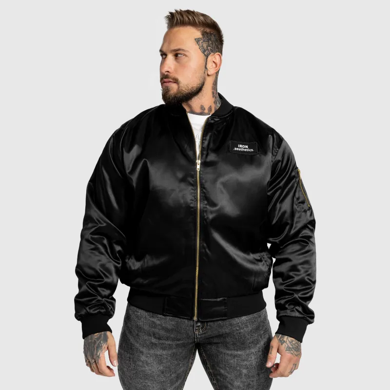 Bomber dzseki Iron Aesthetics Maverick, fekete-7