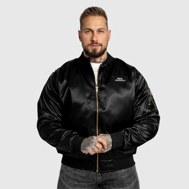 Bomber dzseki Iron Aesthetics Maverick, fekete-5