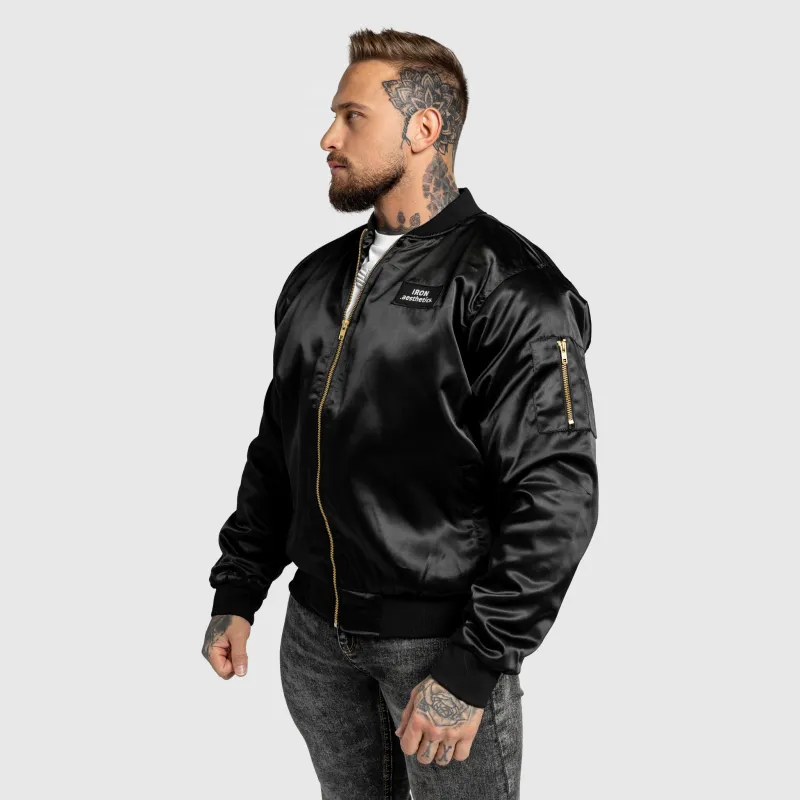 Bomber dzseki Iron Aesthetics Maverick, fekete-3