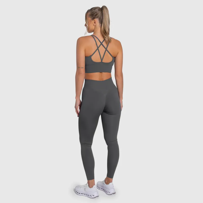 Női leggings Iron Aesthetics Ultimate, szürke-11