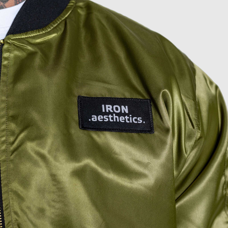 Bomber dzseki Iron Aesthetics Maverick, zöld · záber 9