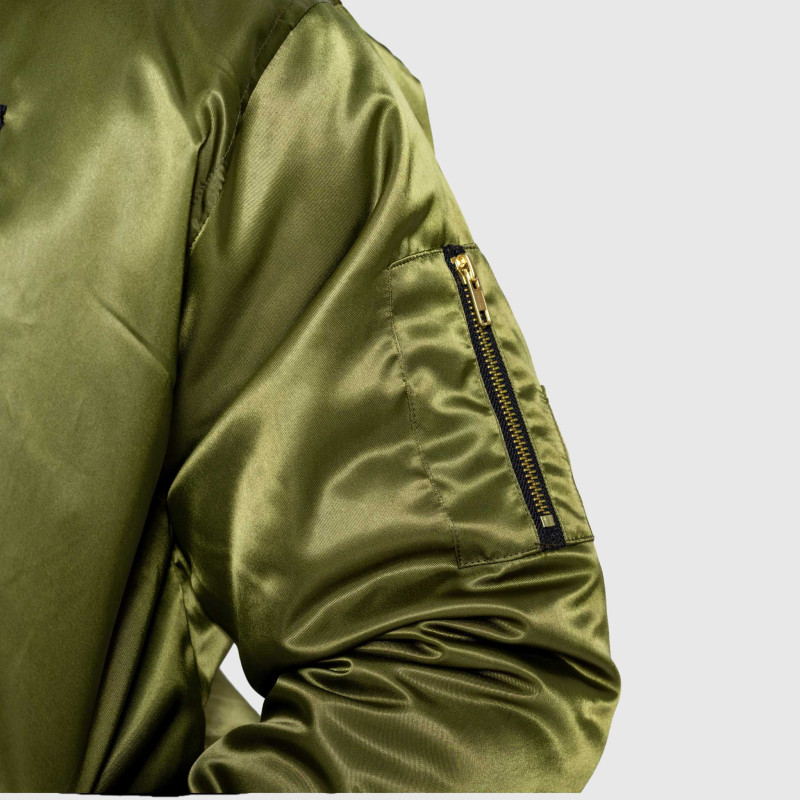 Bomber dzseki Iron Aesthetics Maverick, zöld · záber 11