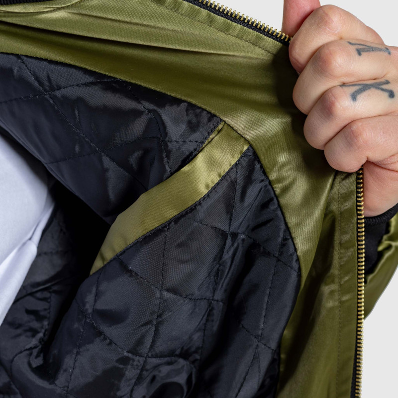 Bomber dzseki Iron Aesthetics Maverick, zöld · záber 10