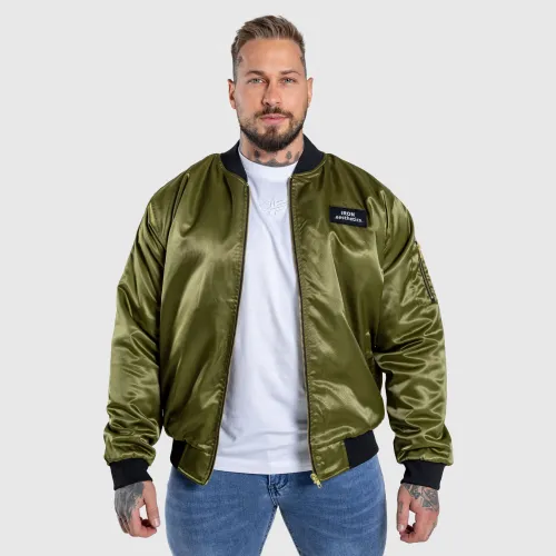 Bomber dzseki Iron Aesthetics Maverick, zöld