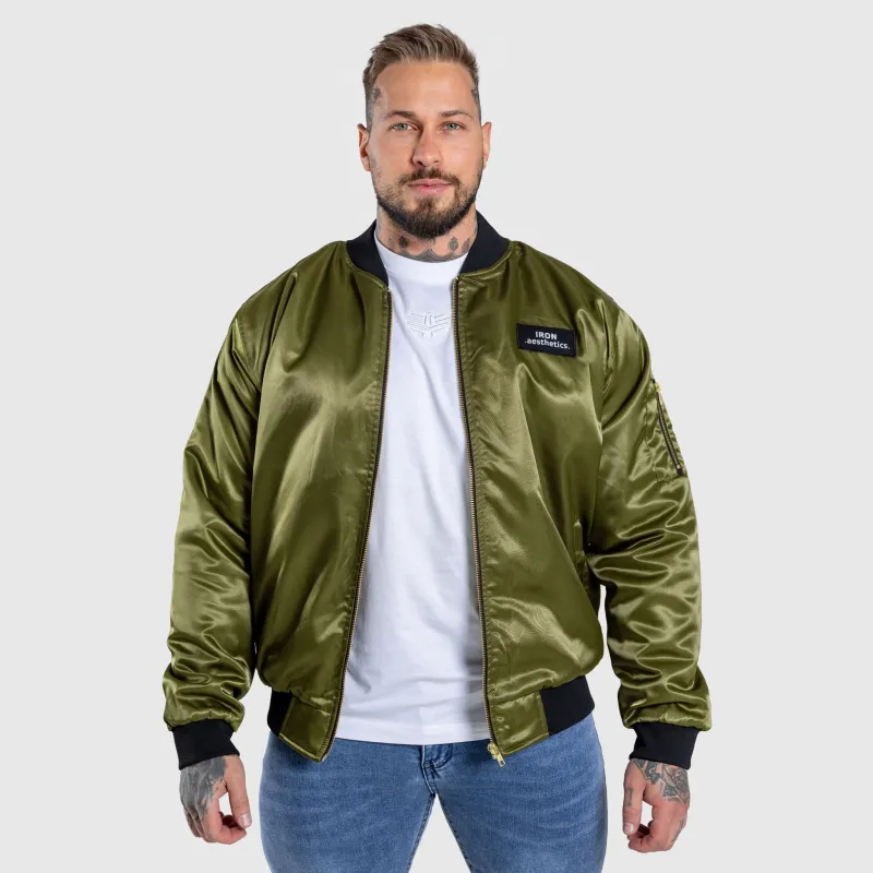 Bomber dzseki Iron Aesthetics Maverick, zöld-2
