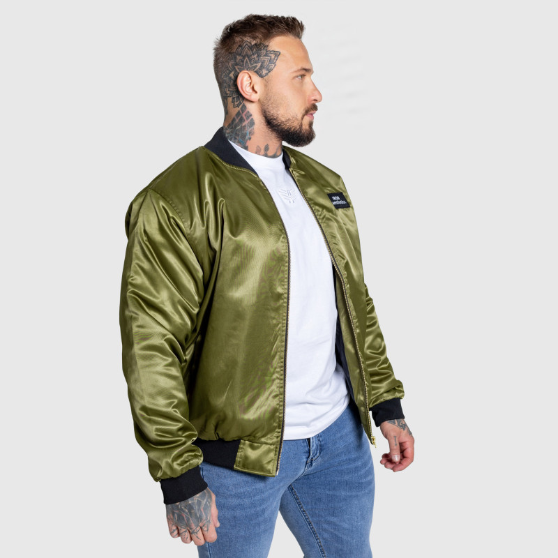 Bomber dzseki Iron Aesthetics Maverick, zöld · záber 7