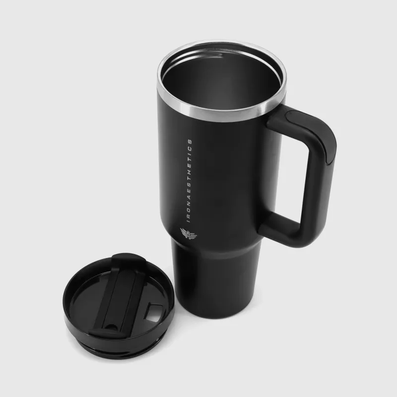 Rozsdamentes thermo pohár Iron Aesthetics City Tumbler 1200 ml, fekete-2