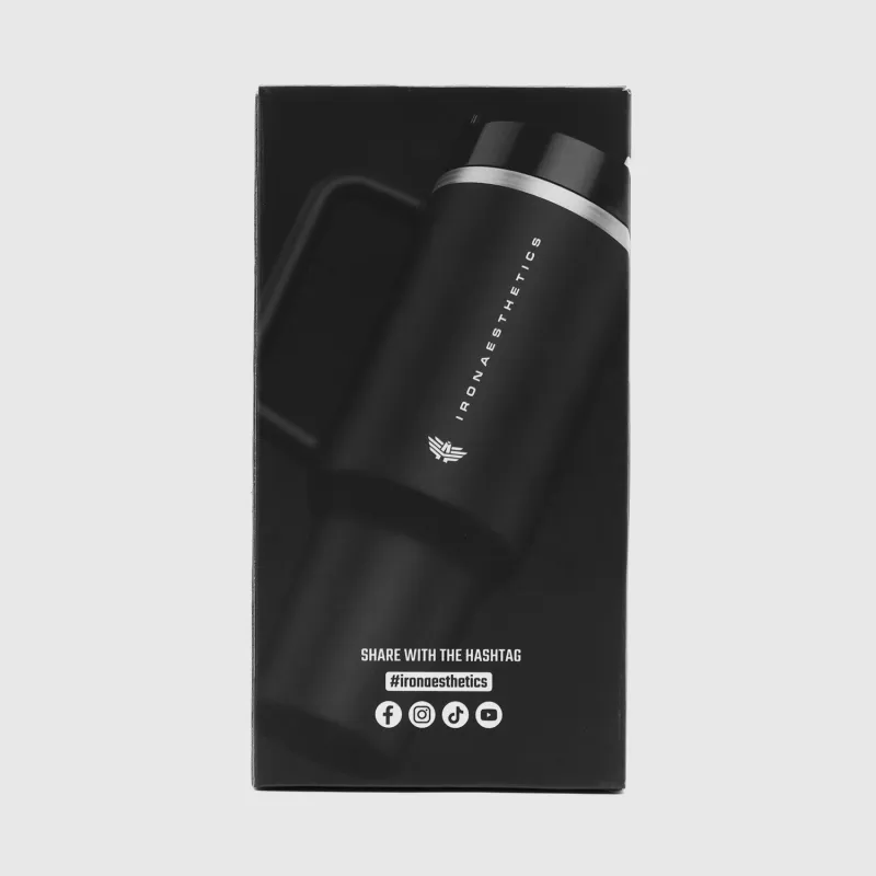 Rozsdamentes thermo pohár Iron Aesthetics City Tumbler 1200 ml, fekete-4