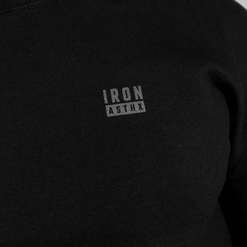Férfi pulóver Iron Aesthetics Blackout, fekete-11