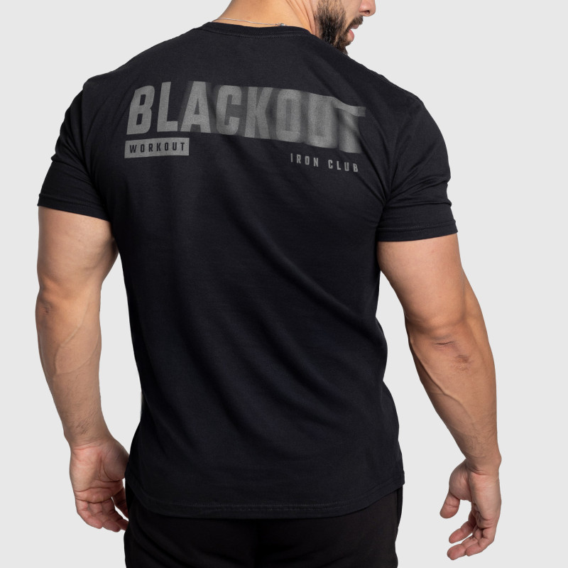 Férfi póló Iron Aesthetics Blackout, fekete · záber 6