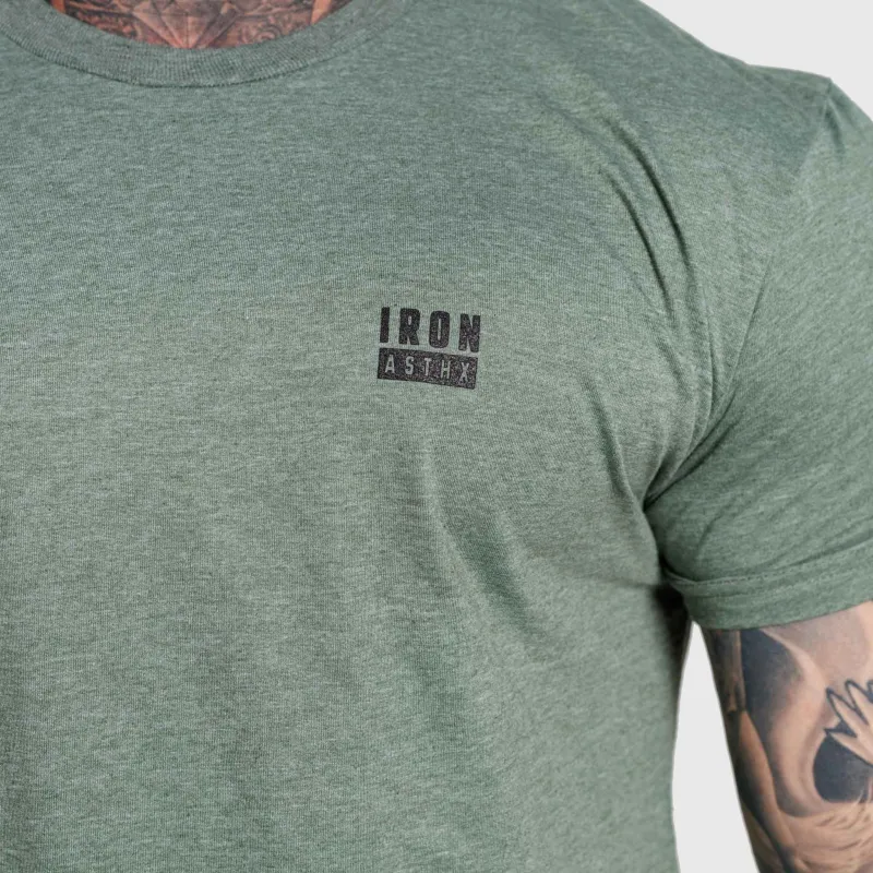Férfi póló Iron Aesthetics Blackout, zöld-9