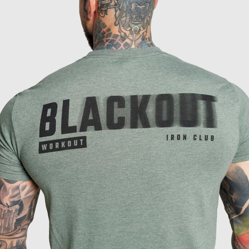 Férfi póló Iron Aesthetics Blackout, zöld · záber 8