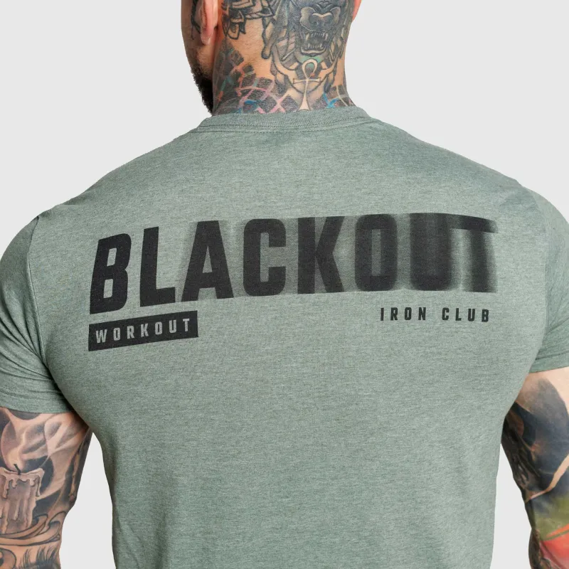 Férfi póló Iron Aesthetics Blackout, zöld-8