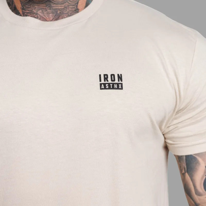Férfi póló Iron Aesthetics Blackout, sand-9
