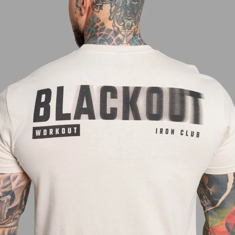Férfi póló Iron Aesthetics Blackout, sand-8
