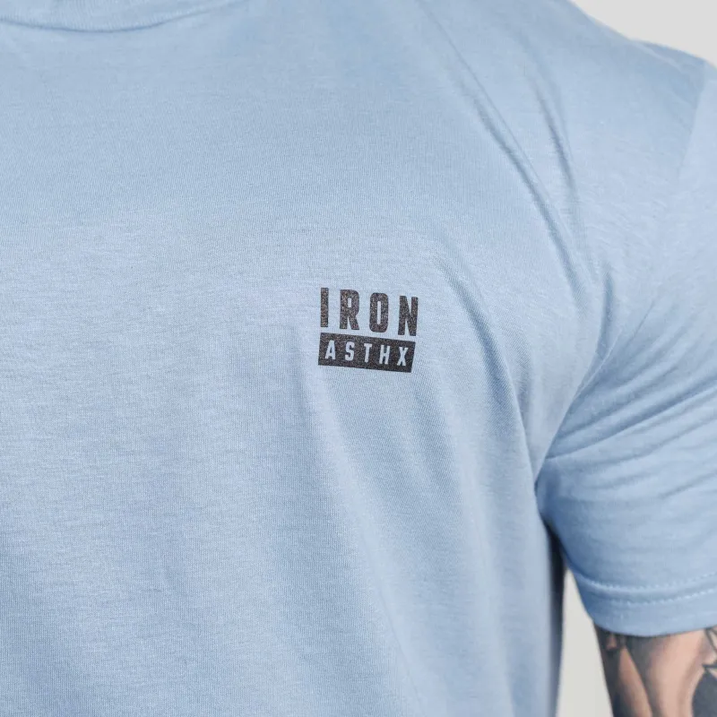 Férfi póló Iron Aesthetics Blackout, kék-8