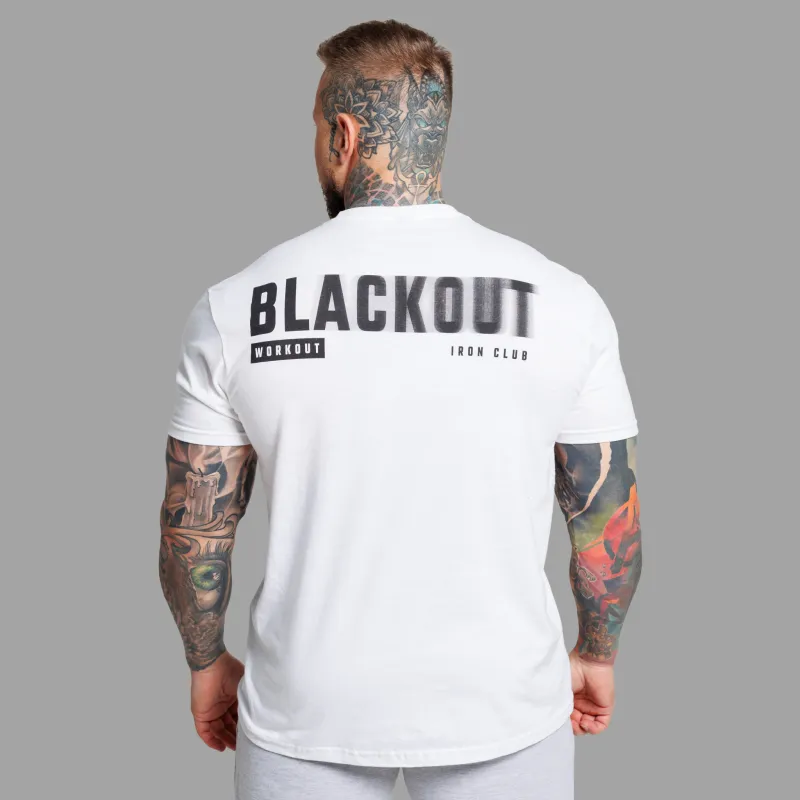 Férfi póló Iron Aesthetics Blackout, fehér-3