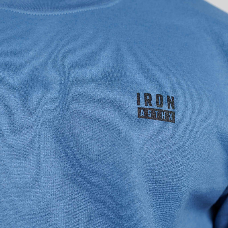 Férfi pulóver Iron Aesthetics Blackout, kék · záber 7
