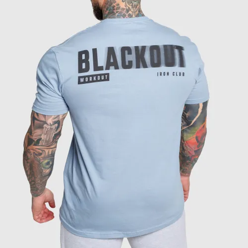 Férfi póló Iron Aesthetics Blackout, kék