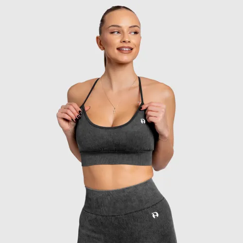 Női melltartó Iron Aesthetics Faded, washed black