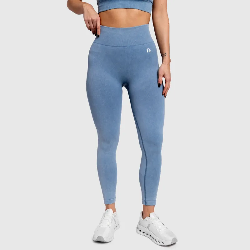 Női leggings Iron Aesthetics Faded, washed blue-2